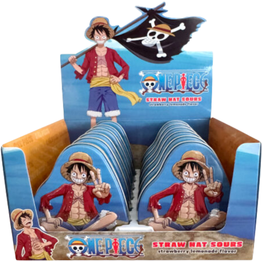 One Piece Strawberry Hat Sours Tin