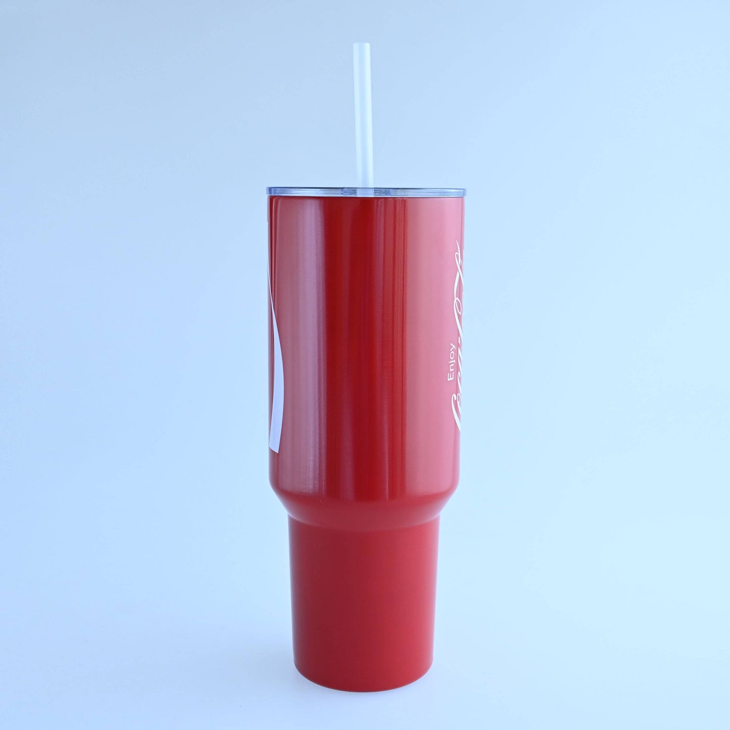 Coca Cola Enjoy Logo 40oz Stainless Steel Tumbler w Handle