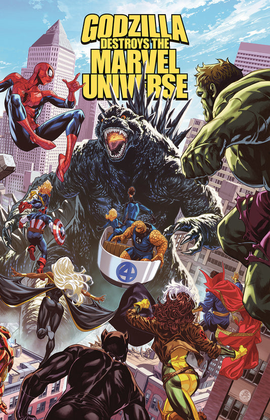 Godzilla Destroys The Marvel Universe (NM)