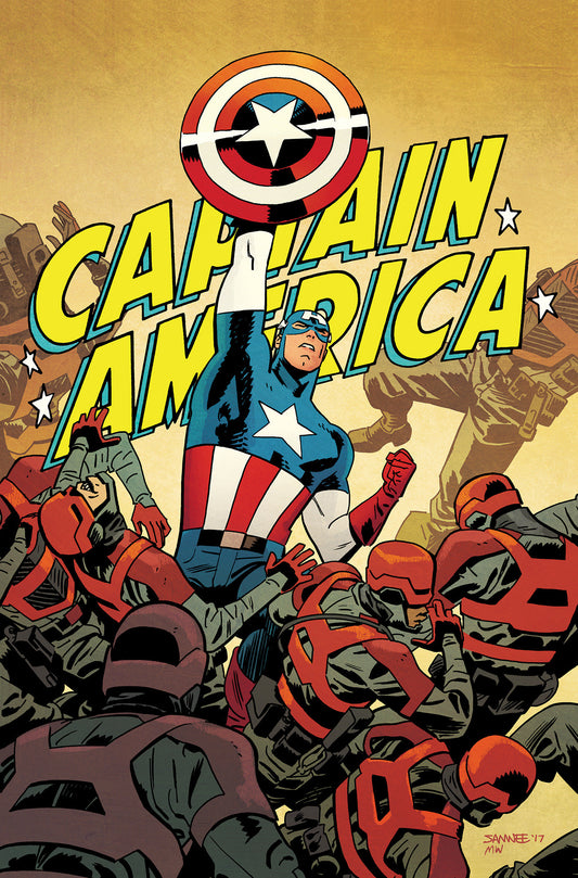 Black Widow & Captain America By Waid & Samnee Omnibus Chris Samnee Captain America Cover [Direct Market Only] (NM)