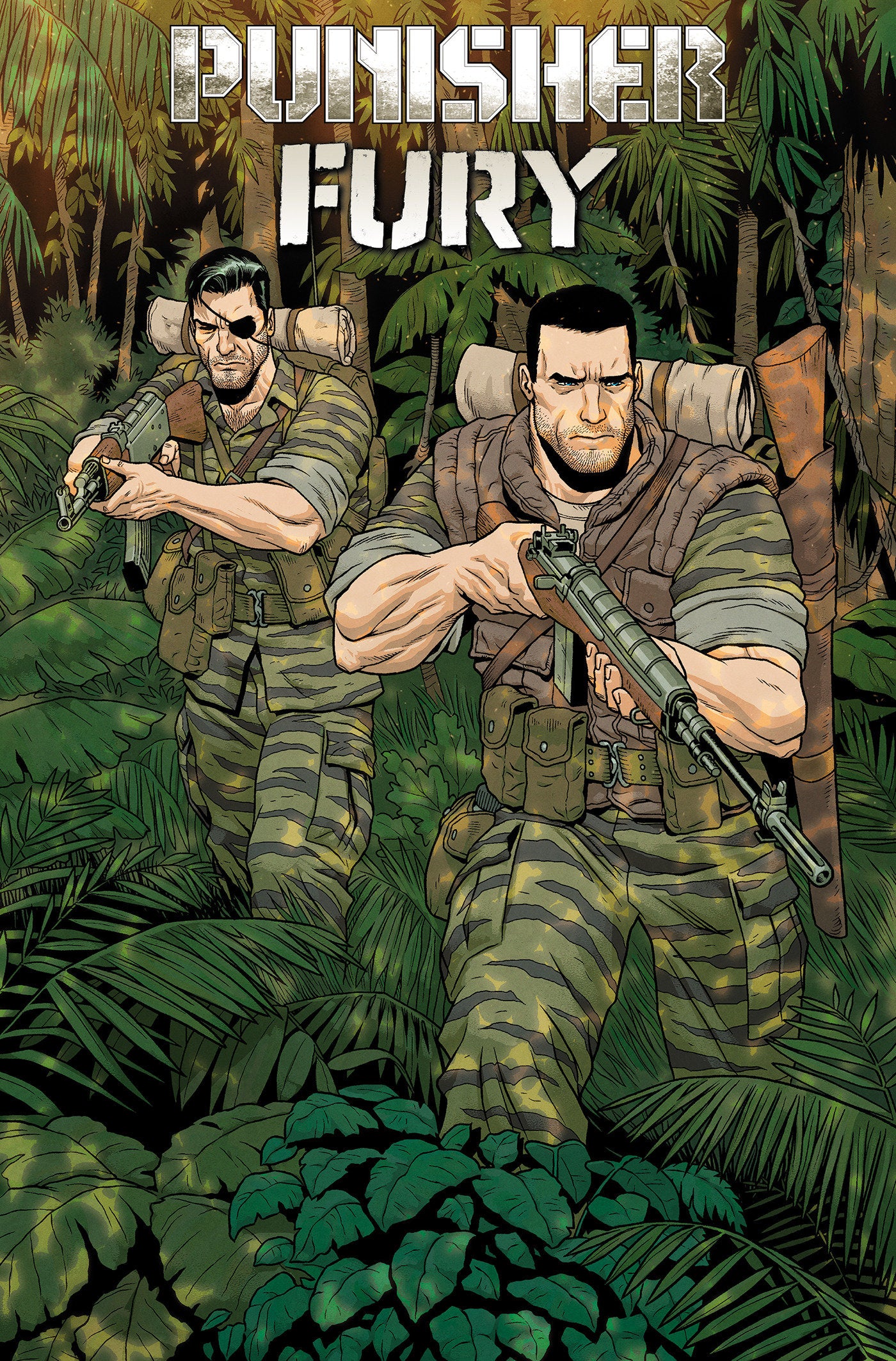 Punisher & Fury Max By Garth Ennis Omnibus Variant Jacen Burrows Cover [Direct Market Only] (NM)