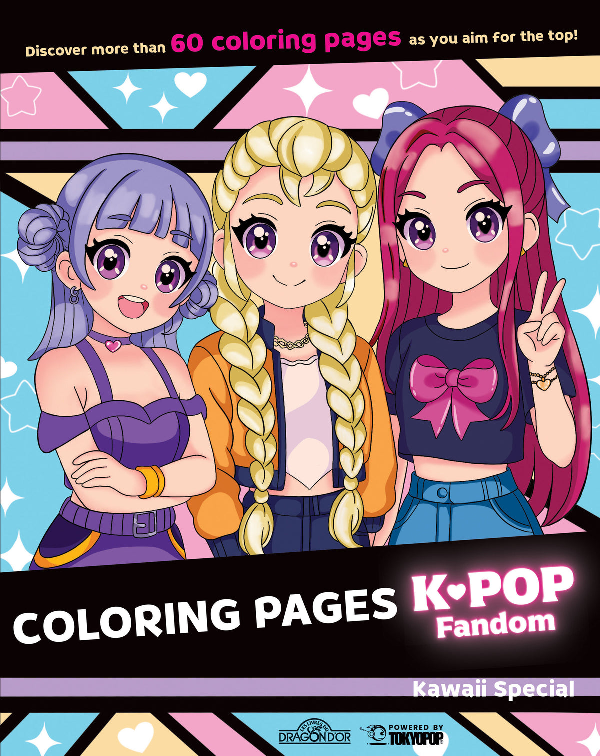 K Pop Fandom Coloring Pages: Kawaii Special (NM)