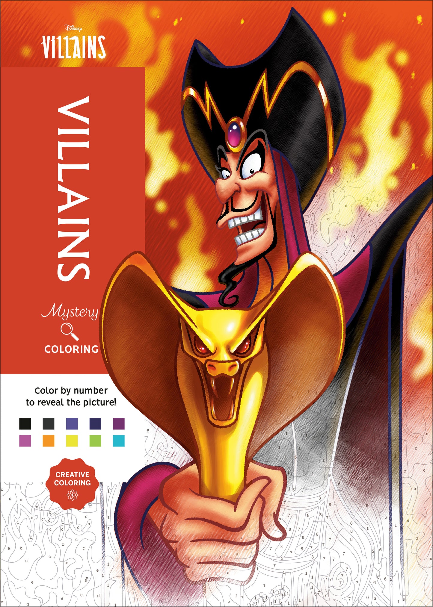 Disney Mystery Coloring: Disney Villains (NM)