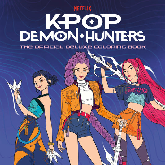 K Pop Demon Hunters: The Official Deluxe Coloring Book (NM)