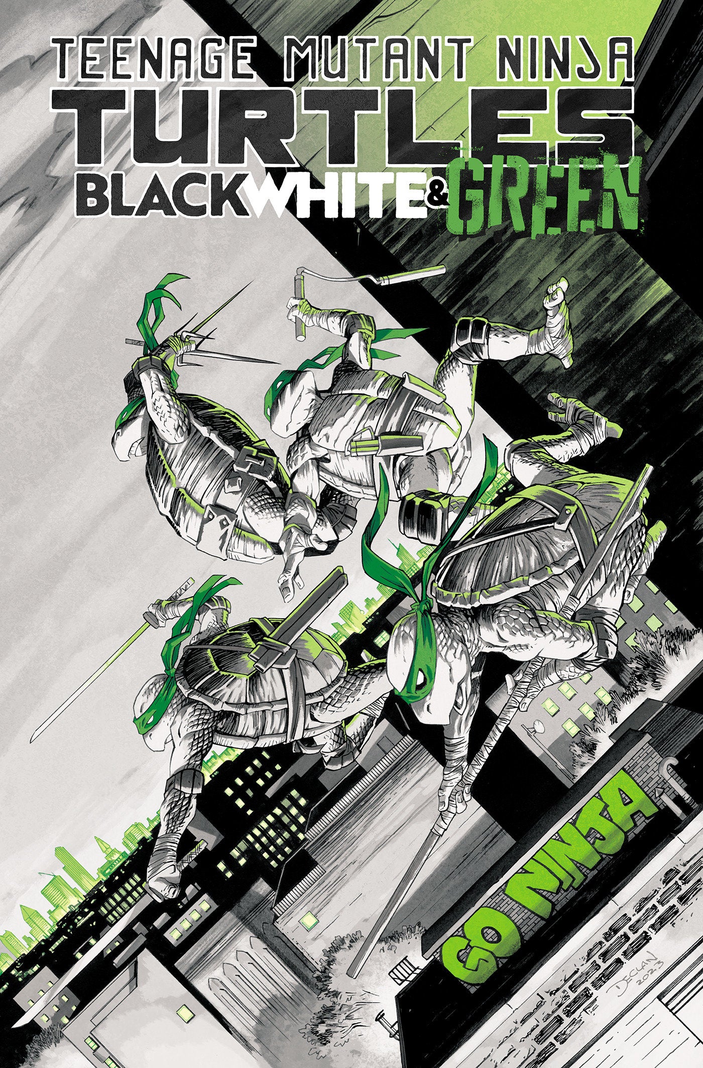 Teenage Mutant Ninja Turtles: Black, White, And Green (NM)