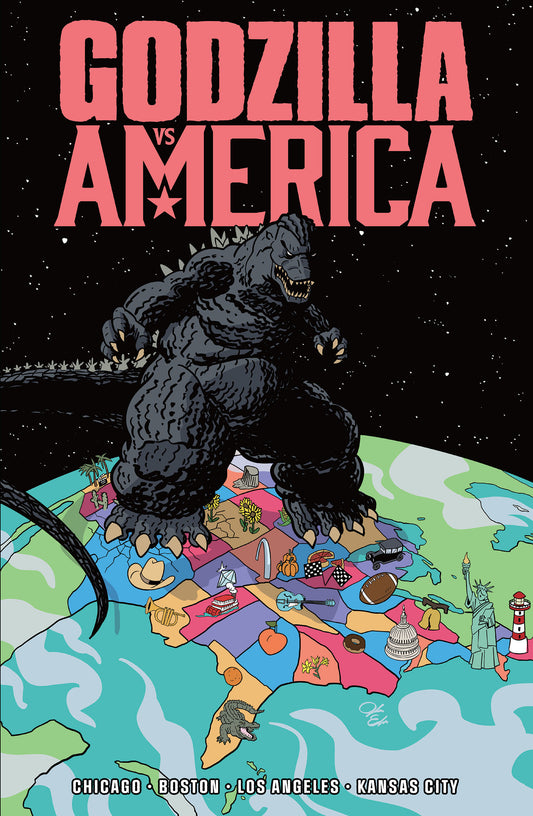 Godzilla vs. America: Boston, Chicago, Kansas City, Los Angeles (NM)