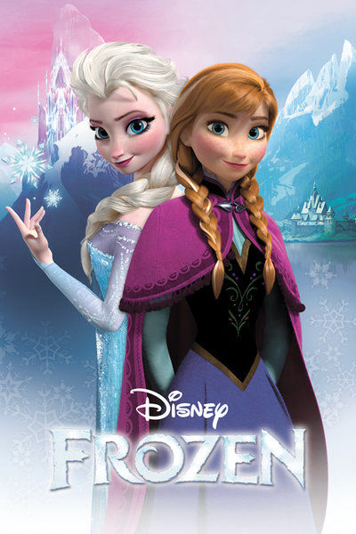Frozen Anna & Elsa Poster (Not Available for Shipping)