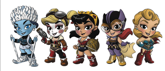 DC Lil Bombshells Mini Vinyl Figure Series 2 Blind Tin (1 Surprise Tin)