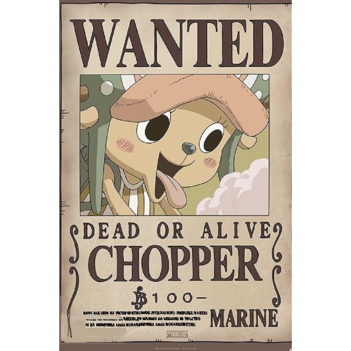 One Piece - Wanted Chopper (Not Available for Shipping)