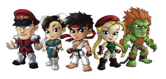 Street Fighter Lil Knockouts Mini Vinyl Figure Series 1 Blind Tin (1 Surprise Tin)