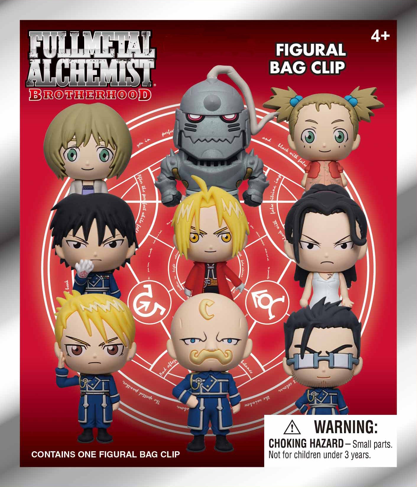 Fullmetal Alchemist Brotherhood 3D Foam Blind Bag Clip (1 Surprise Bag)