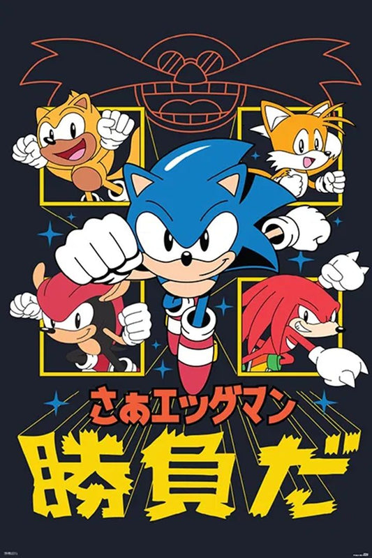 Sonic The Hedgehog - Japanese Poster (Not Available for Shipping)