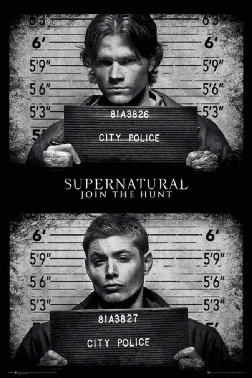 Supernatural - Mug Shots Poster (Not Available for Shipping)