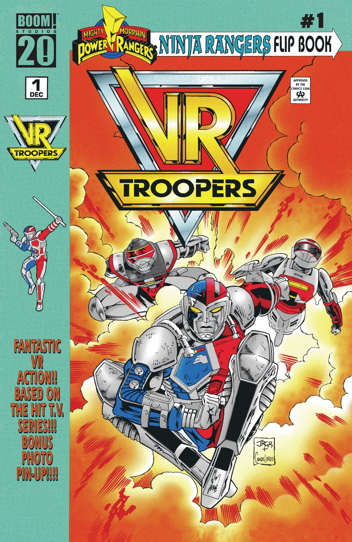 Vr Troopers/Power Rangers Flipbook Facsimile Edition #1 A Main (Dressed, Smith & Ross) (NM)