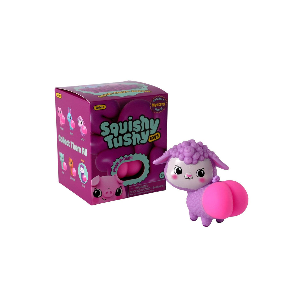 Squishy Tushy Toy 3" Single Figure Blind Box (1pc)
