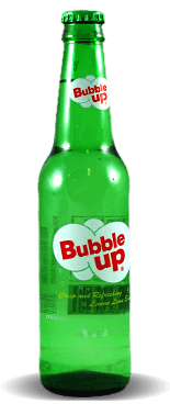 Bubble Up Soda, 12oz Glass Bottle (USA)