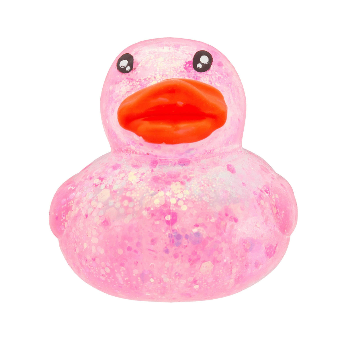 Sensory Toy Box Squishy Glitter Ducks Stress Relief Fidget Toy (4 pack)
