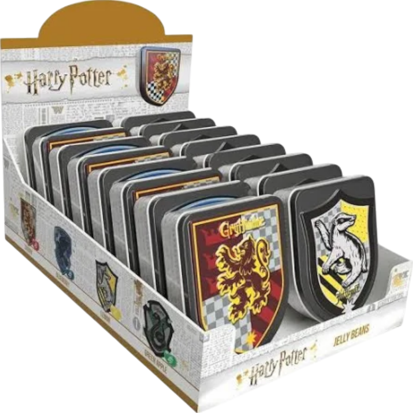 Harry Potter House Crest Jelly Bean Filled Tins (1 Tin)