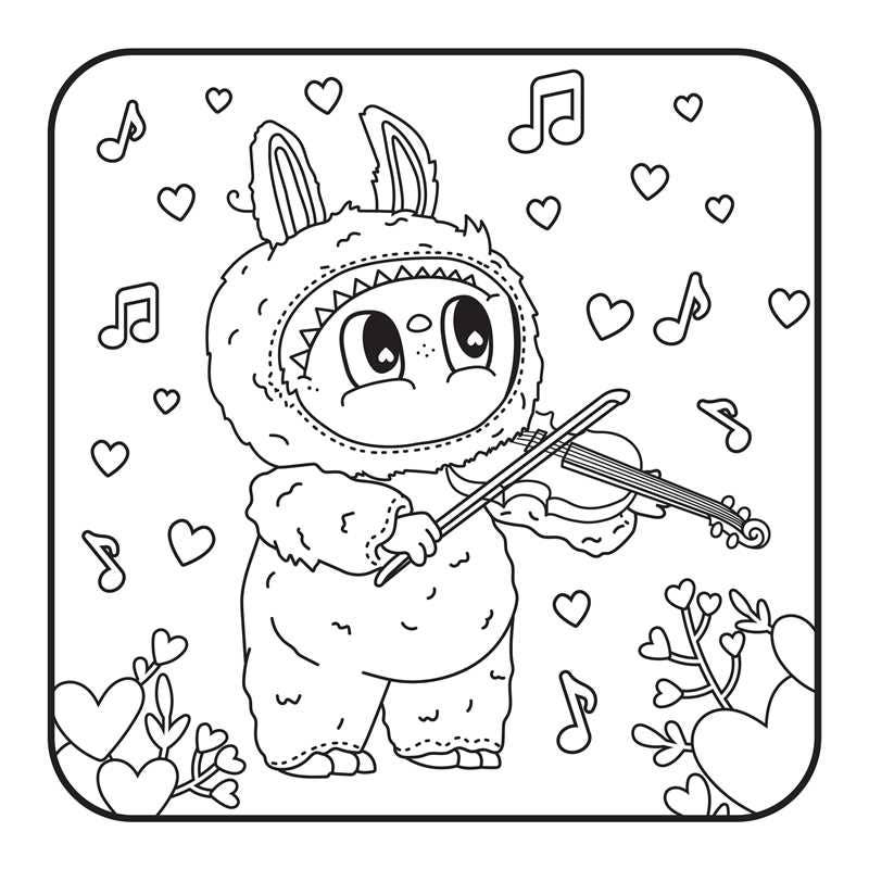 Lafufu in Love Coloring Book by Adams Media