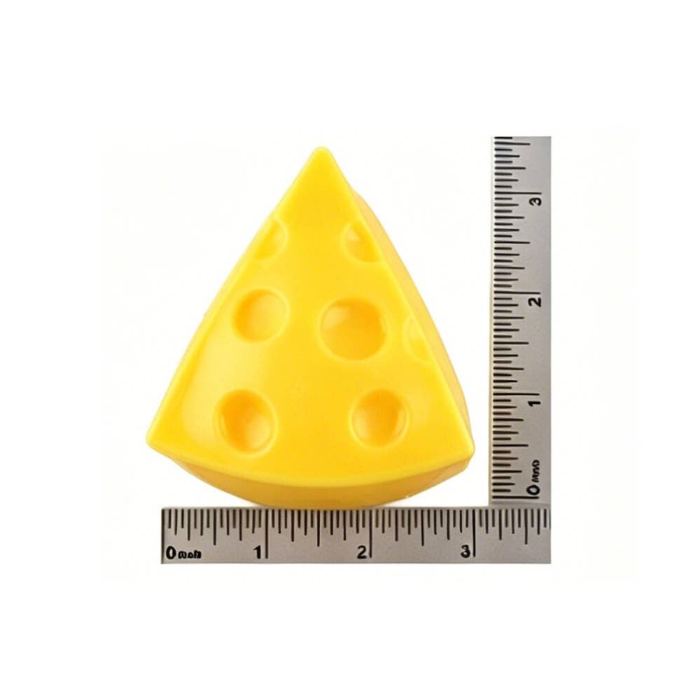 Cheese Wedge Squeeze Squishy Stress Relief Toy (1 Cheese Wedge)