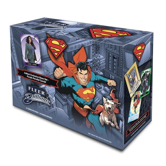 Fleer Brilliants Superman Trading Cards (Mega Box)