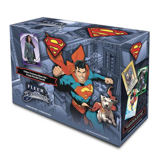 Fleer Brilliants Superman Trading Cards (Mega Box)