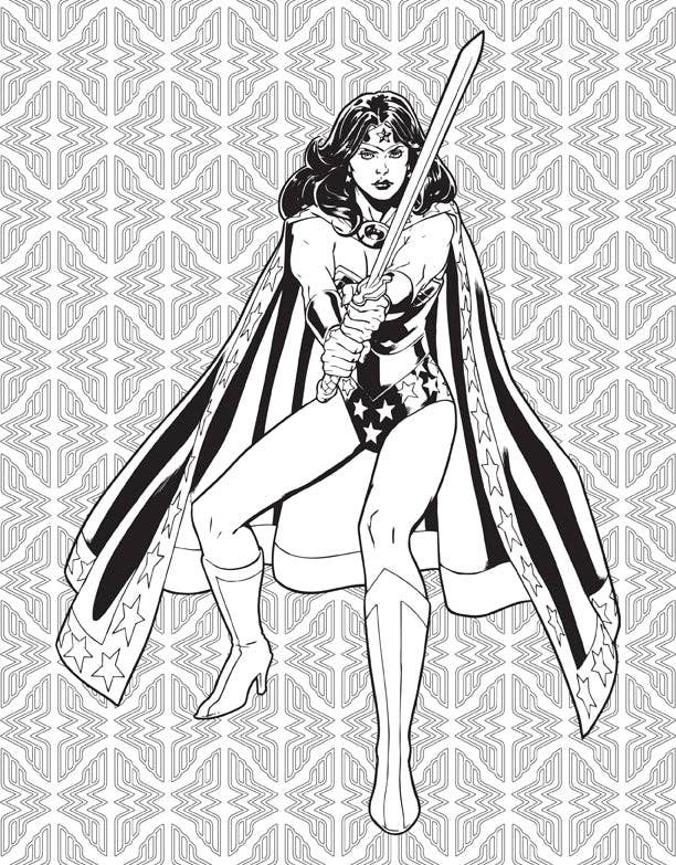 DC Comics: Wonder Woman Coloring Book