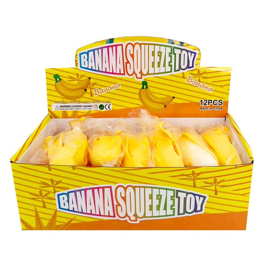 Banana Peel Squeeze Squishy Stress Relief Toy (1  Banana)