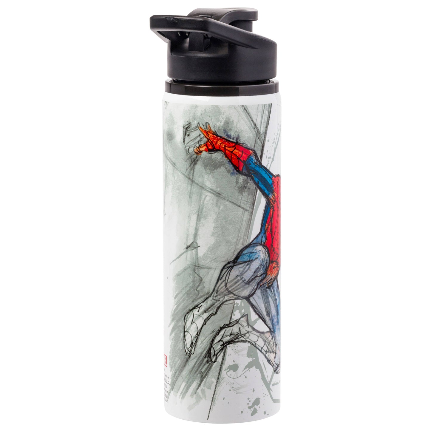Spidey Sketch 25oz Stainless Water Bottle