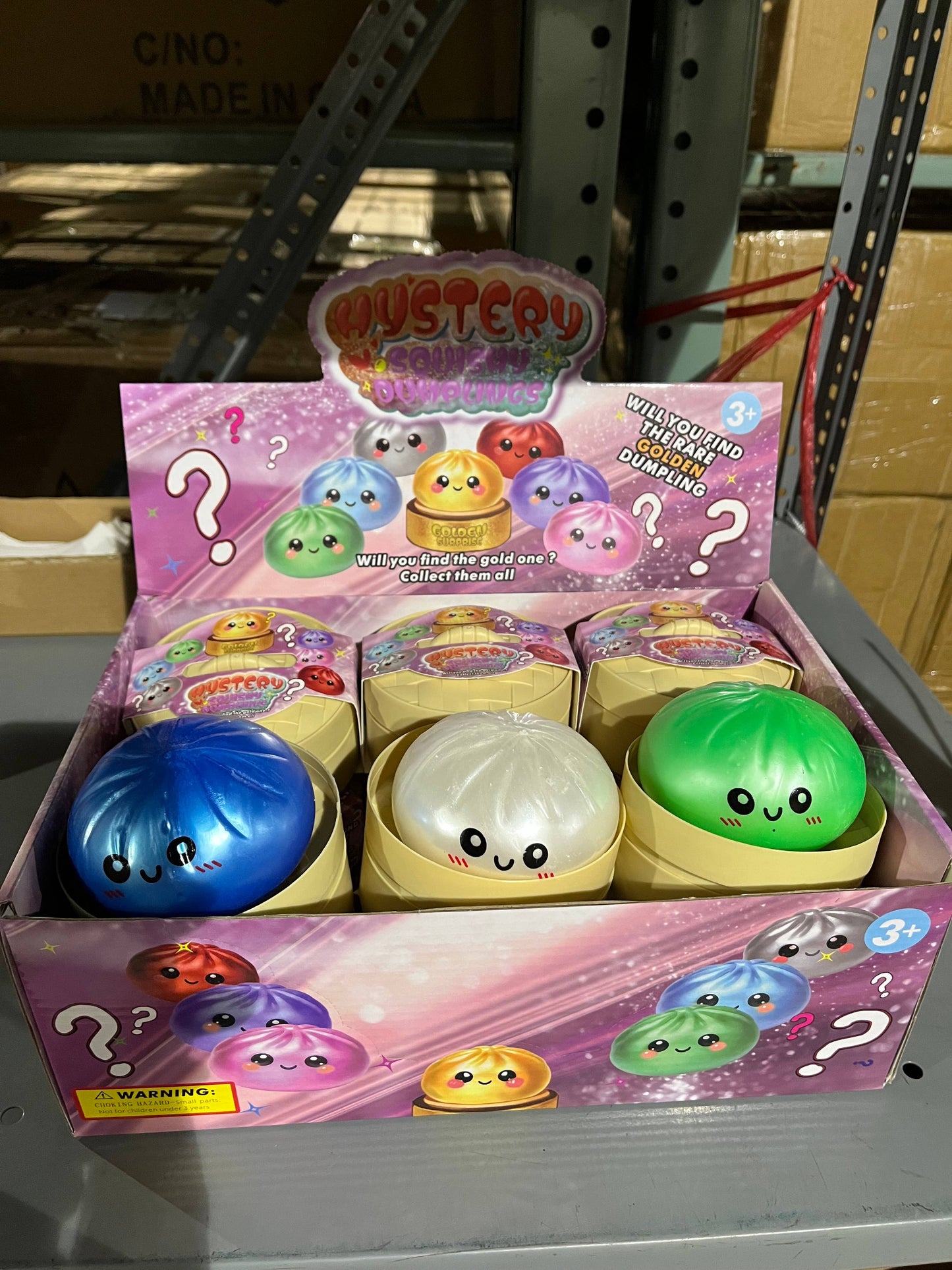 Squishy Solid Color Mystery Metallic Dumpling (1 Dumpling)