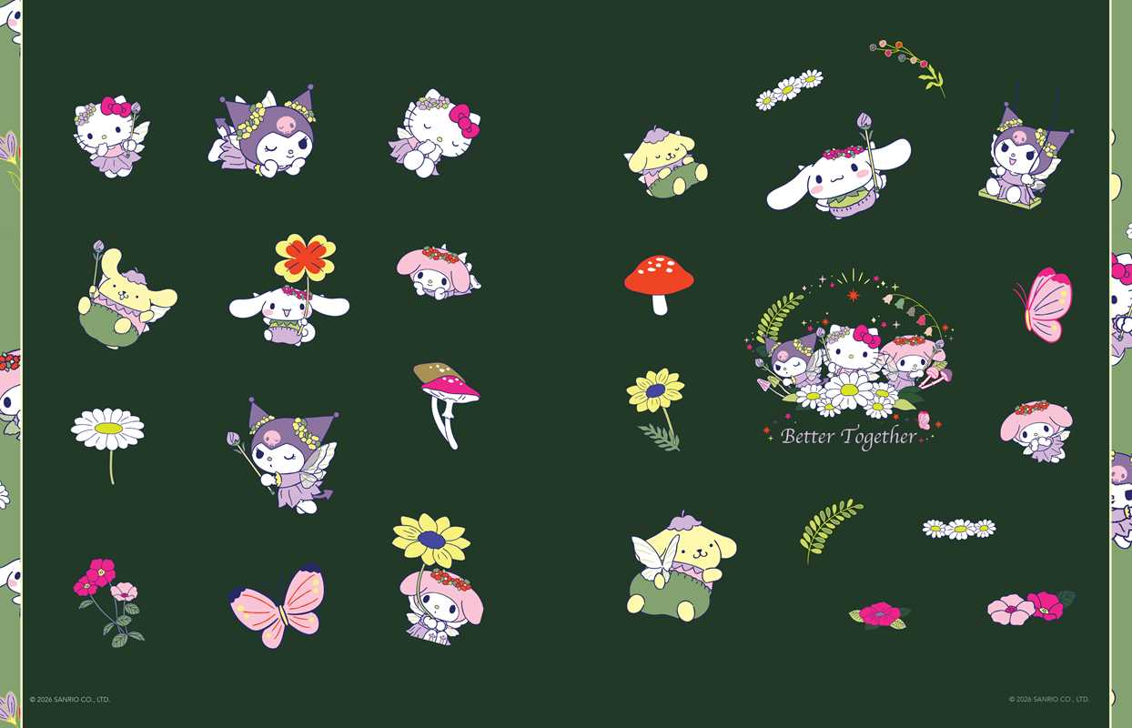 Hello Kitty and Friends Stickers by Editors of Thunder Bay Press