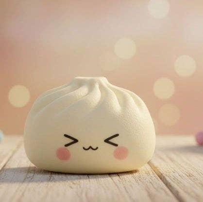 Find the Grilled Dumpling! Figure Random Squishy Fidget (1 Box)