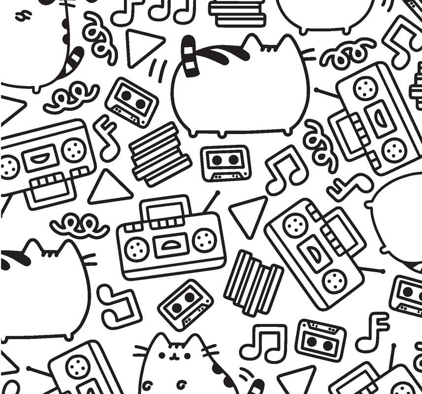 Pusheen Coloring Book by Claire Belton: