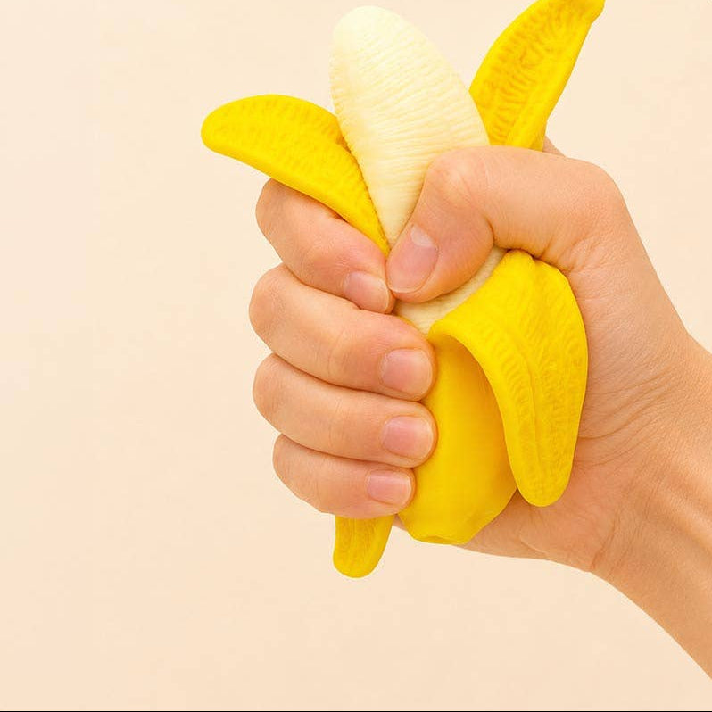 Banana Peel Squeeze Squishy Stress Relief Toy (1  Banana)