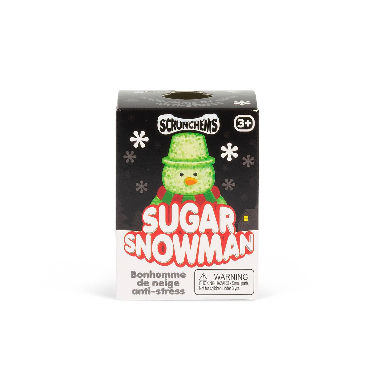Scrunchems Sugar Snowman Squishy Fidget Toy (1pc)