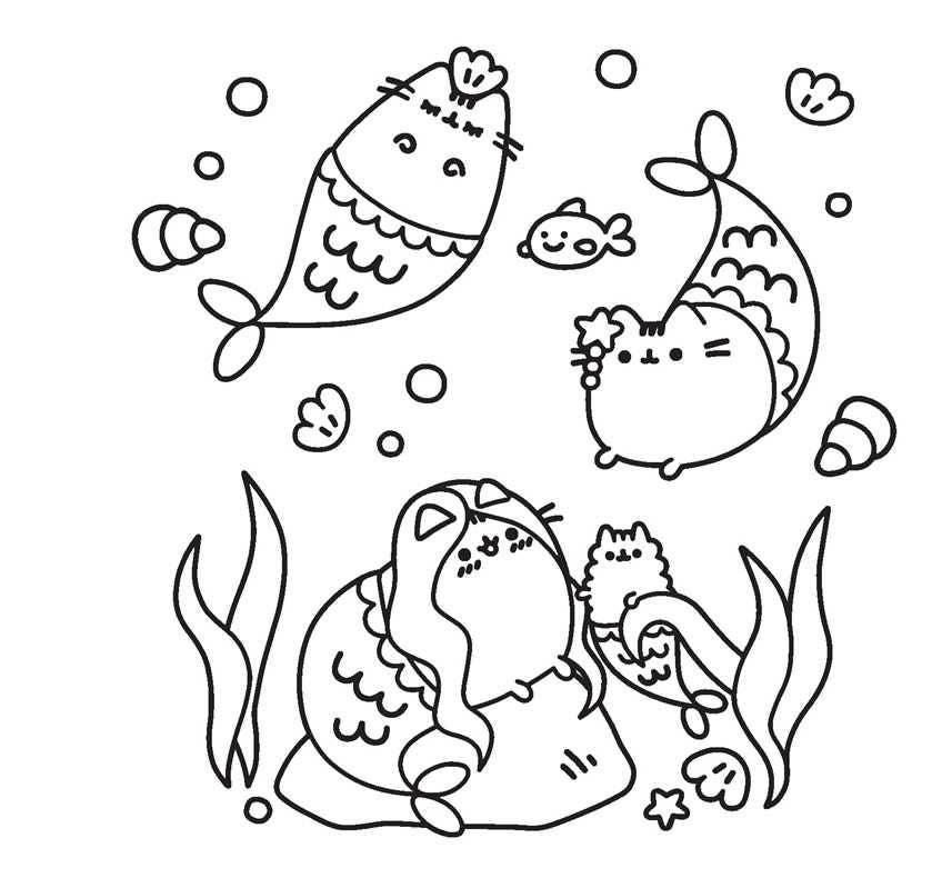 Pusheen Coloring Book by Claire Belton: