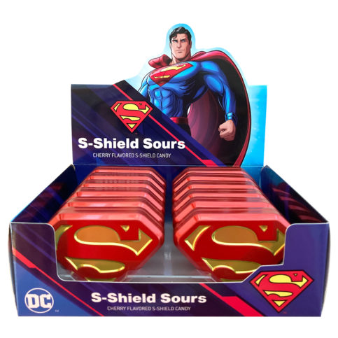 Superman S-Shield Sours Candy Tin