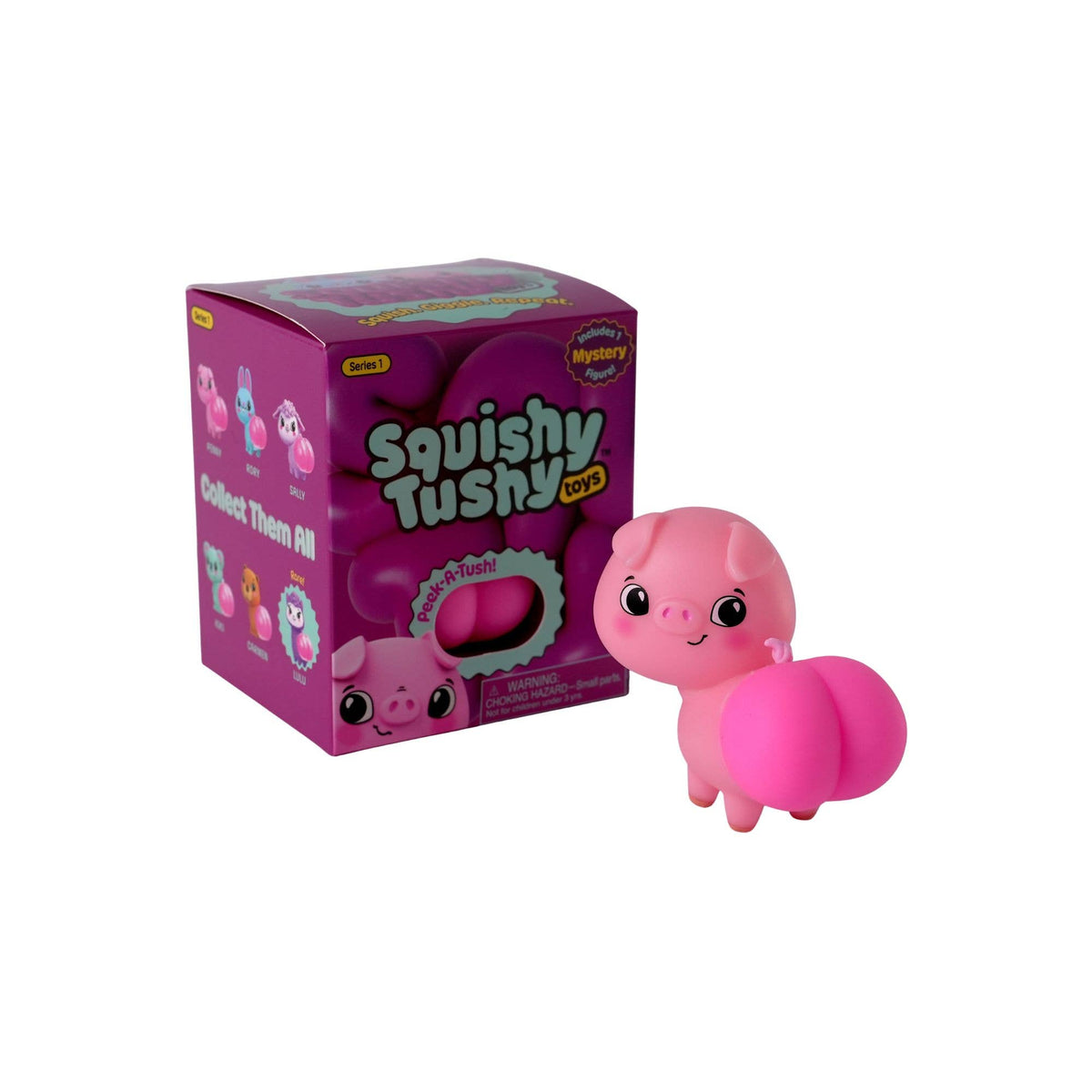 Squishy Tushy Toy 3" Single Figure Blind Box (1pc)