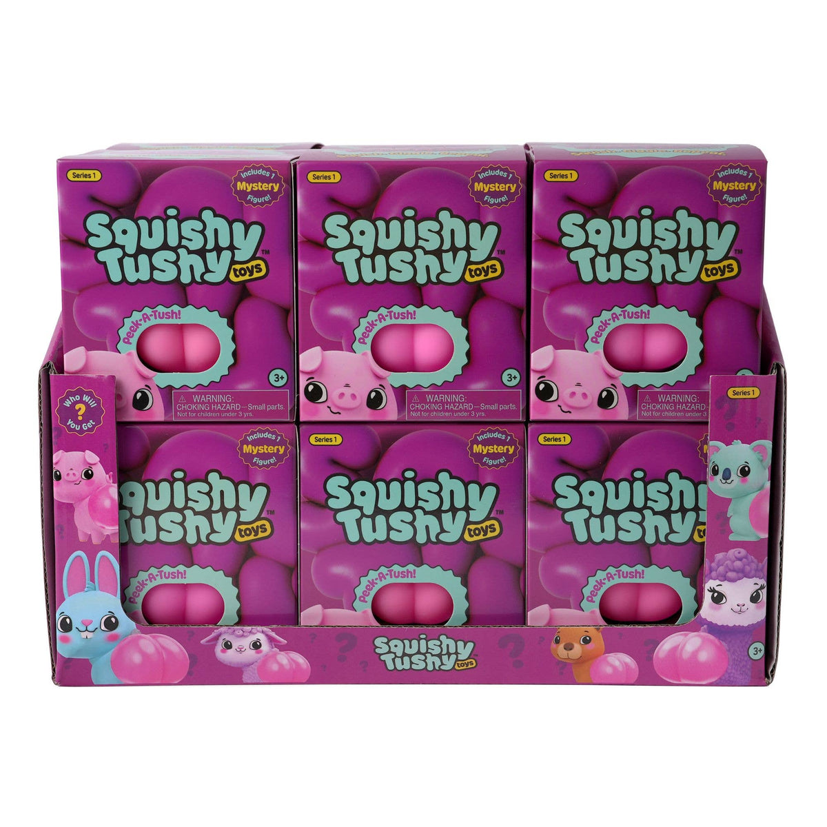 Squishy Tushy Toy 3" Single Figure Blind Box (1pc)