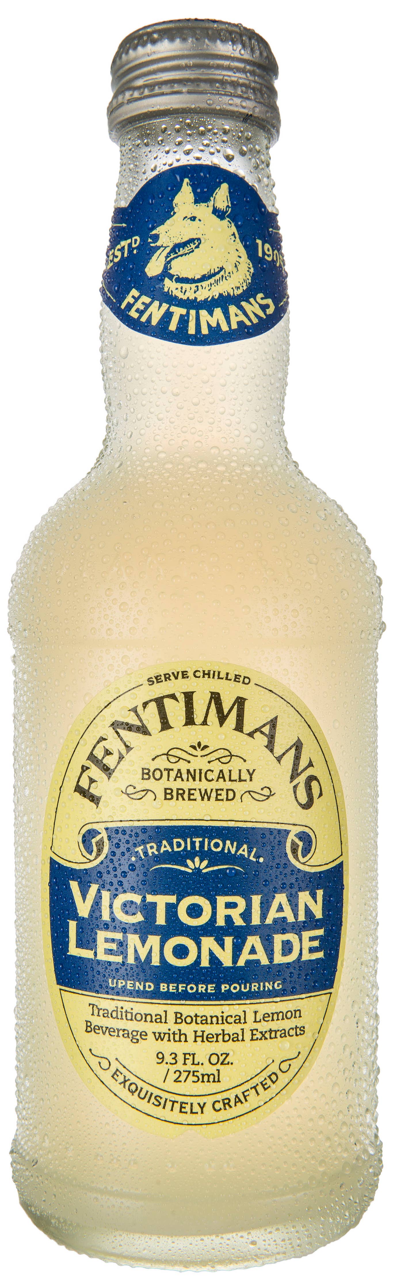 Fentiman's Victorian Lemonade Soda, 9.3oz Glass Bottle (UK)
