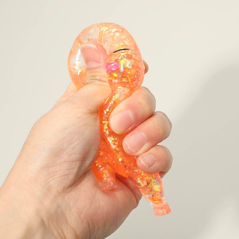 Glitter Figure Doll Squeeze Squishy Stress Relief Toy (1 Doll)